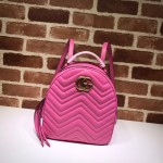 GG Marmont quilted leather backpack pink 476671