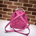 GG Marmont quilted leather backpack pink 476671