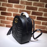 GG Marmont quilted leather backpack black 476671