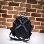 GG Marmont quilted leather backpack black 476671