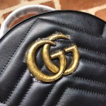 GG Marmont quilted leather backpack black 476671