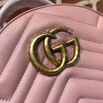 GG Marmont quilted leather backpack nude pink 476671