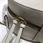 GG Marmont quilted leather backpack white 476671