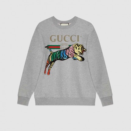 Gucci Oversize sweatshirt with tiger 469250 1230