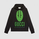 Gucci Manifesto oversize black sweatshirt ‎475374 