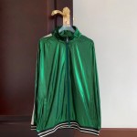 Gucci Oversize laminated jersey jacket 545652