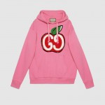 Gucci Hooded sweatshirt with GG apple print 610160