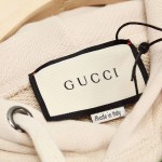 Gucci Hooded sweatshirt with GG apple print 610160 White