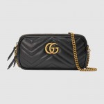 Gucci GG Marmont mini chain bag 546581 black