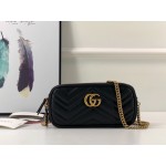 Gucci GG Marmont mini chain bag 546581 black