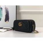 Gucci GG Marmont mini chain bag 546581 black