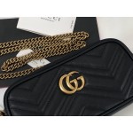 Gucci GG Marmont mini chain bag 546581 black