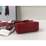 Gucci GG Marmont mini top handle bag 547260 red