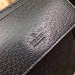 GUCCI Bum Bag Black Canvas GG black 28566