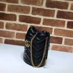 Gucci GG Marmont mini bucket bag black 575163