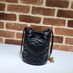 Gucci GG Marmont mini bucket bag black 575163