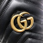 Gucci GG Marmont mini bucket bag black 575163