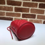 Gucci GG Marmont mini bucket bag red 575163