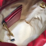 Gucci GG Marmont mini bucket bag red 575163