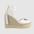 Gucci Leather platform espadrille white 573023