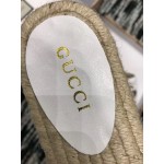 Gucci Leather espadrille sandal white 573028