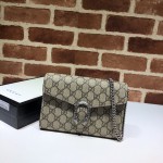 Gucci Dionysus GG Supreme chain wallet 401231