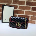 GG Marmont super mini bag 574969 black