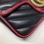 GG Marmont super mini bag 574969 black