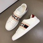 Gucci stripe leather sneaker 523469 white