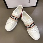 Gucci stripe leather sneaker 523469 white