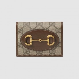 Gucci Horsebit 1955 card case wallet 621887 8563