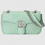 Gucci GG Marmont small shoulder bag 443497 3926 Green 