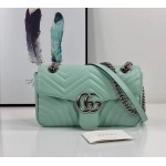 Gucci GG Marmont small shoulder bag 443497 3926 Green 