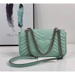 Gucci GG Marmont small shoulder bag 443497 3926 Green 