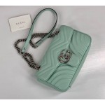 Gucci GG Marmont small shoulder bag 443497 3926 Green 