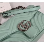 Gucci GG Marmont small shoulder bag 443497 3926 Green 