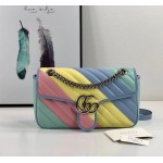 Gucci GG Marmont small shoulder bag 443497 3967 Multicolored 