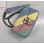 Gucci GG Marmont small shoulder bag 443497 3967 Multicolored 