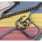 Gucci GG Marmont small shoulder bag 443497 3967 Multicolored 