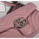 Gucci GG Marmont small shoulder bag 443497 5815 Pink