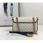 Gucci GG Marmont small shoulder bag 443497 9085 White