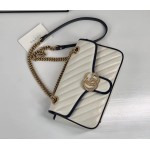 Gucci GG Marmont small shoulder bag 443497 9085 White