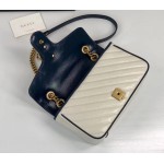 Gucci GG Marmont small shoulder bag 443497 9085 White