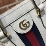 Gucci Ophidia small tote bag white leather 547551