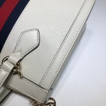 Gucci Ophidia small tote bag white leather 547551