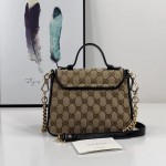 Gucci GG Marmont mini top handle bag 583571 9772