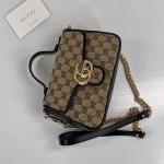 Gucci GG Marmont mini top handle bag 583571 9772