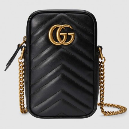 Gucci GG Marmont mini bag 598597 Black