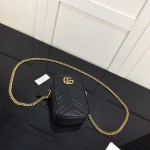 Gucci GG Marmont mini bag 598597 Black