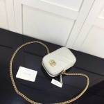 Gucci GG Marmont super mini bag 598597 White